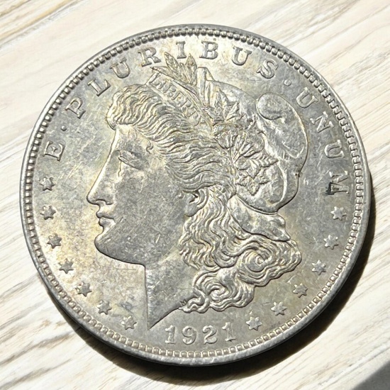 1921 Morgan Silver Dollar, 90% silver