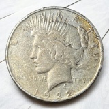 1922 Peace Silver Dollar, 90% Silver