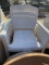 9- White Plastic Patio Chairs