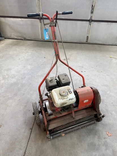 Jacobsen 22 inch reel mower, 4 HP Honda Engine, 11 blade reel, hard rubber wheels