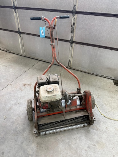 Jacobsen 22 inch reel mower, 4 HP Honda Engine, 11 blade reel, hard rubber wheels