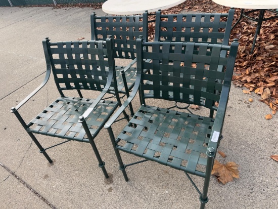 4- Aluminum Framed Poolside Chairs, sells times the money