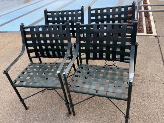 4- Aluminum Framed Poolside Chairs, sells times the money