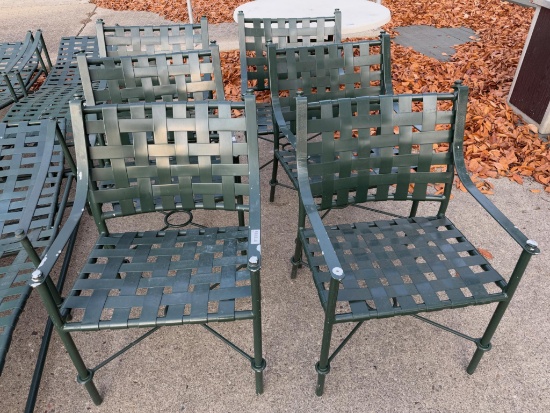 6- Aluminum Framed Poolside Chairs, sells times the money