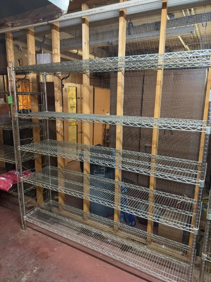 Metro Style Rack 6' Wide x 74" tall x 18" deep