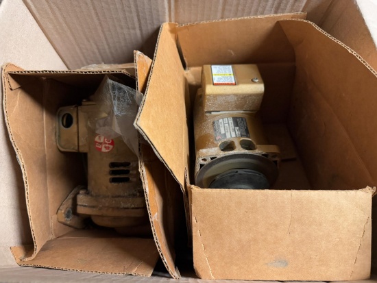 2- Booster Pumps - unknown condition Bell & Gossett & assorted pumps