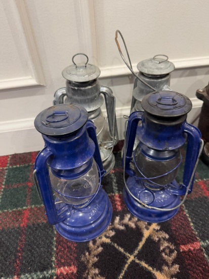 4- Small Dietz Decorative Lanterns