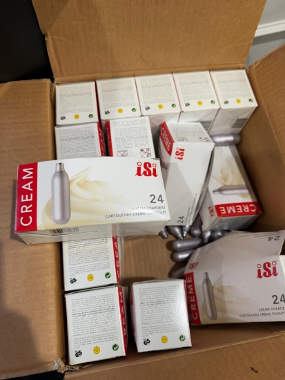 Creamer Charger Cartridges - several dozen in box