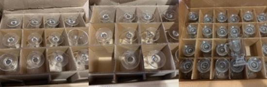 23- Margarita Glasses, & 2 dozen Irish Coffee Glasses