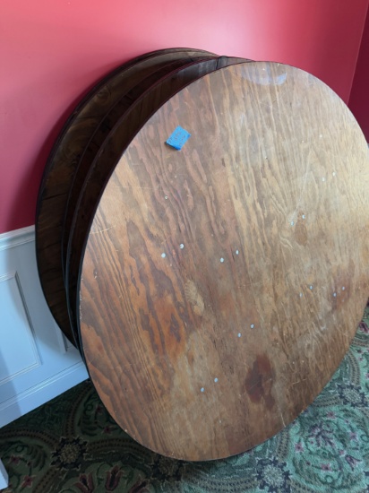 6- 60 inch wooden banquet tables, NO CHAIRS INCLUDED, SELLS TIMES THE MONEY