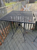 High Top Iron Table top is 36