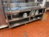 Randall Stainless Counter, no contents, upper shelf not included