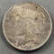 1924 Peace Silver Dollar, 90% Silver