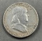 1963-D Franklin Half Dollar, 90% silver
