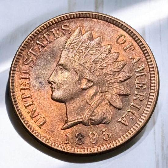 1895 Indianhead Cent, FULL LIBERTY