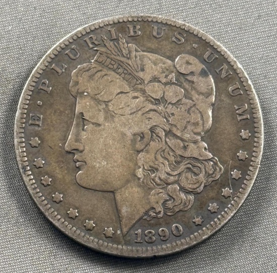 1890-O Morgan Silver Dollar, 90% silver