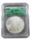 2005 US Silver Eagle Dollar Coin, .999 Fine Silver in ICG MS70 Holder