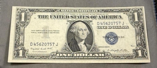 1935G US Silver Certificate, better quality