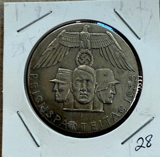 Reichsparteitag 1935 Medal # 3718