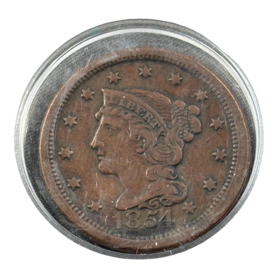 1854 Liberty Head Large Cent