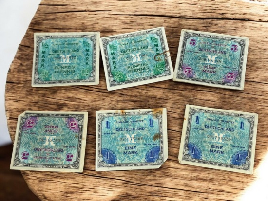 6- Military Currency notes