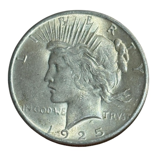 1925 Peace Silver Dollar, 90% Silver
