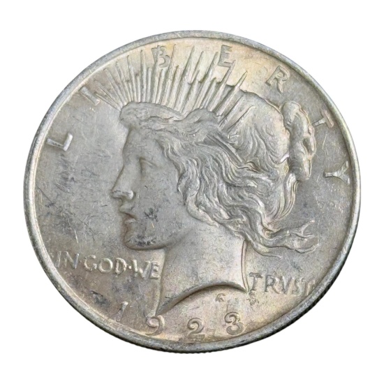 1923 Peace Silver Dollar, 90% Silver