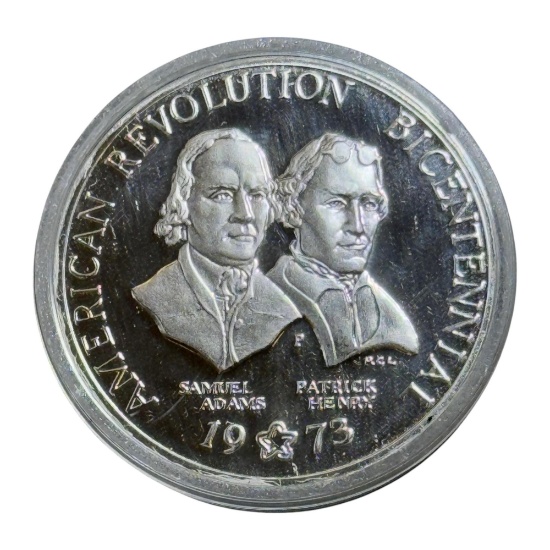 1973 American Revolution Bicentennial, Committees of Correspondence Medal 30.8 grams STERLING SILVER
