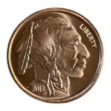 ONE OUNCE COPPER ROUND