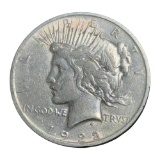1923 Peace Silver Dollar, 90% Silver