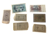 8- German Banknotes, sells times the money