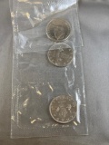 3- UNC 1968 Canada $1.00 Coins, in Mint Cello