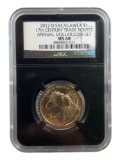 2012-D Sacagawea $1.00 coin in NGC MS68 holder
