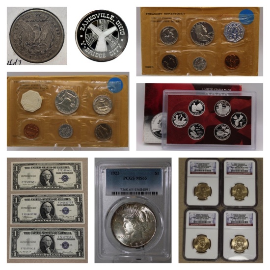 Coins, Proof Sets, Key Dates, Graded Coins & more