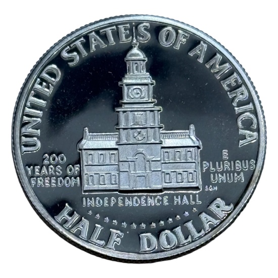 1976 Proof Kennedy BiCentennial Half Dollar