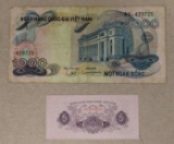 Pair of Vietnam Banknotes, sells times the money