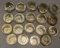 19- 40% silver Kennedy Half Dollars, sells times the money