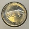 1967 UNC PL Canada Quarter, 80% silver, Centennial