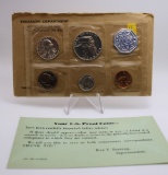 1960P US Mint Proof set, includes 3 SILVER Proof coins