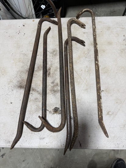 lot of 6 crowbars