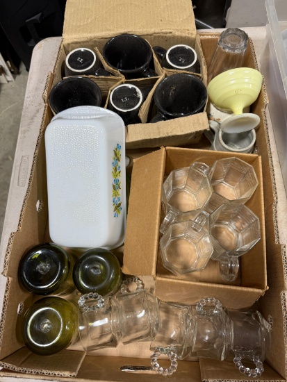 Mugs Milk Glass Misc, Anchor Hocking