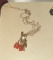 Gold Chain and Pendant stamped PPC 14K, both clasp and pendant are stamped
