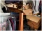 Closet cleanout - Linens, clothes misc. coats and pants and more