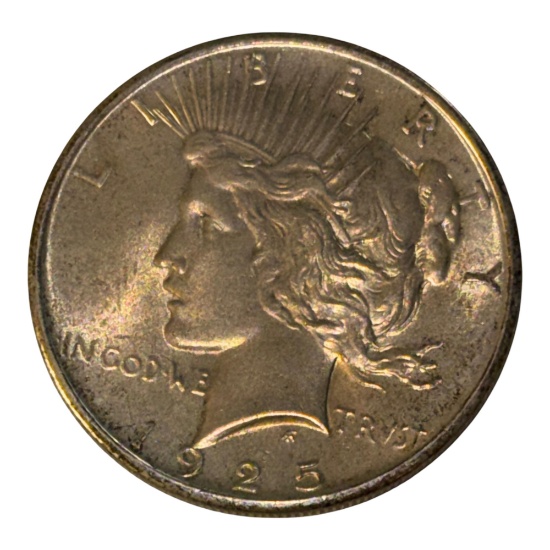 1925 Peace Silver Dollar, 90% silver