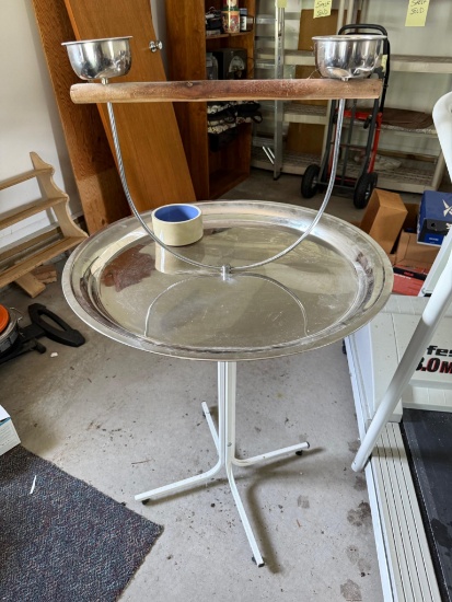 Parrot Rest and Feeder stand