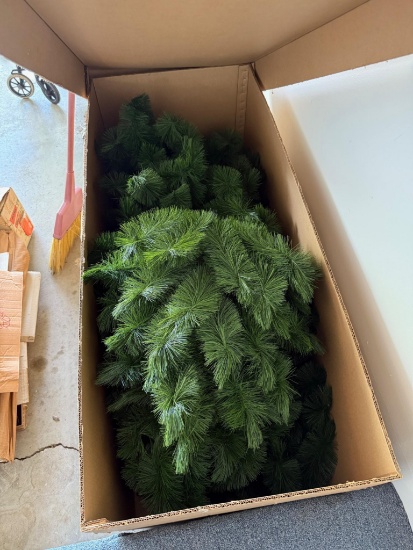 Artificial Christmas Tree likely 7 ft tall