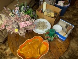 Home decor lot Dried flowers, candles +