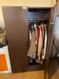 Metal Wardrobe and contents packed full 30