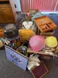 Assorted House wares, Kitchen wares holiday, some Tupperware - large lot