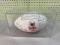 Nebraska Cornhuskers Commemorative 2002 Football in case